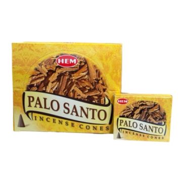 Palo Santo  Incense Cones, HEM, Box/12